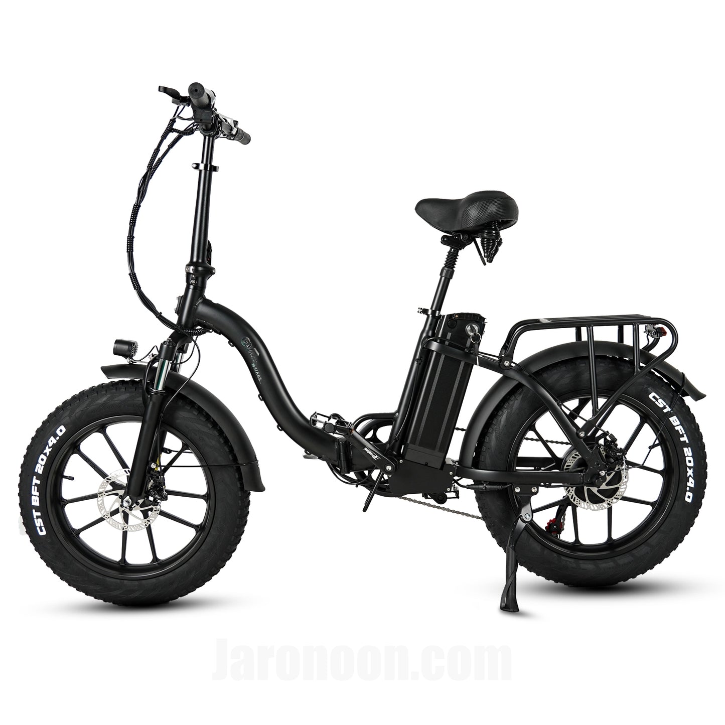 Y20 IW One-Piece Rims 750W 20X4.0 Inch Folding Fat Tire Bike, Front & Rear Disc Brakes, Large Capacity Battery