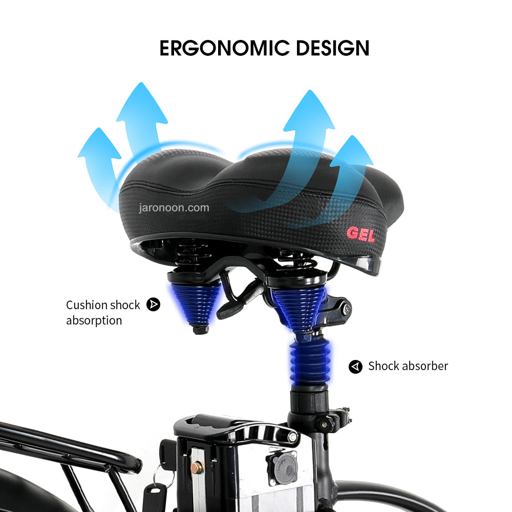 BGBY20 20 Inch Folding Electric Bike, 48V 20Ah Large Battery,With Turn Signal Taillight