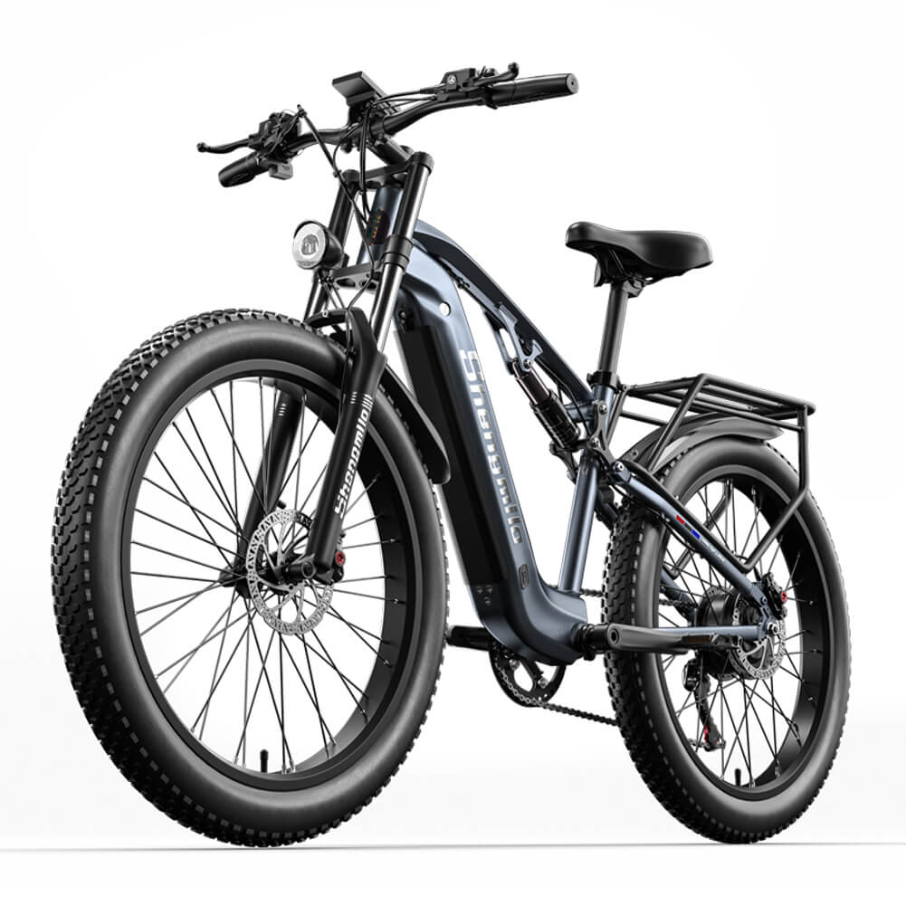 Shengmilo MX05 Full Suspension 1000W Electric Mountain Bike view 4