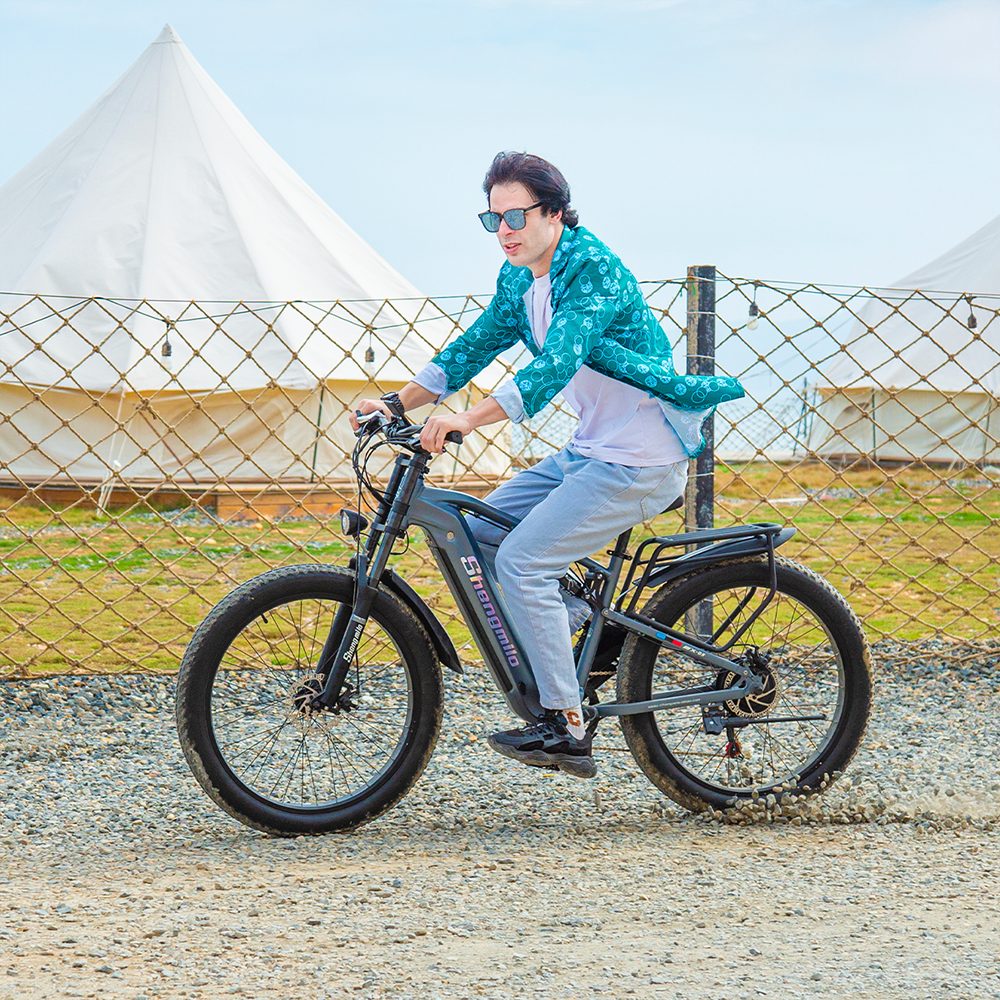 Shengmilo MX05 Full Suspension 1000W Electric Mountain Bike view 6
